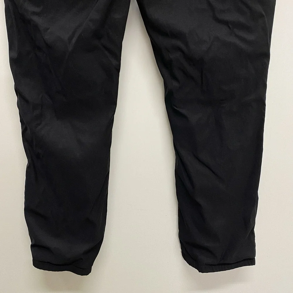 Eddie Bauer Black Fleece Lined Mens 40x31 Nylon Pants Hiking Outdoor Snow Travel